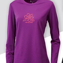 荒野 WILDLAND 12655-53紫色 女款保暖刷毛上衣 保暖 透氣  零碼出清 喜樂屋戶外
