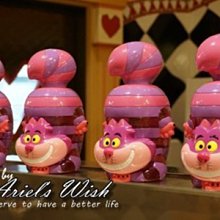 Ariel's Wish-日本東京迪士尼Disney愛麗絲Alice夢遊仙境妙妙貓裂嘴貓微笑貓咪立體造型水壺飲料杯-現貨