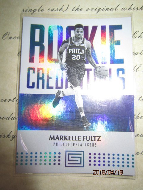 新賣家~17/18~Markelle Fultz~STATUS~RC~CREDENTIALS~沒限量~5 1元起標