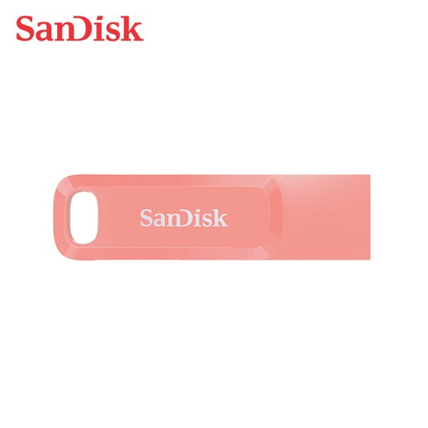 SanDisk Ultra GO 蜜桃橘 OTG 旋轉隨身碟 256G (SD-DDC3-PC-256G)