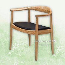 【設計私生活】萊格黑色皮面餐椅、書桌椅-南亞透氣皮(部份地區免運費)274 P