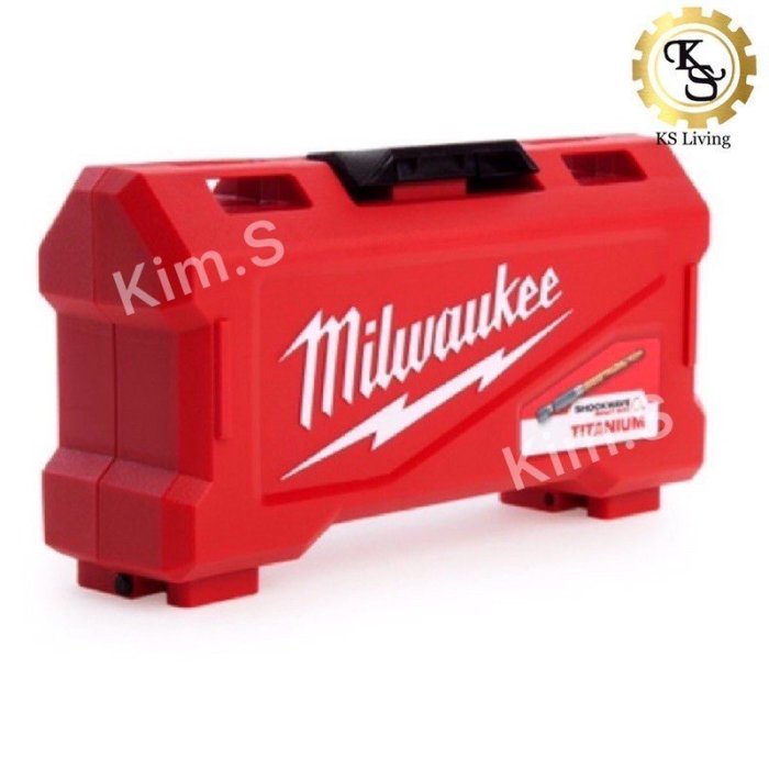促銷打折 Kim.s Milwaukee 5pcs 鈷紅色螺旋鑽頭套裝 (48-89-233) 鑽頭套裝 HS