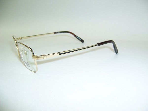 光寶眼鏡城(台南) ATHENA 加寬,方型純鈦眼鏡,,框全寬151mm,特長腳150mm /0797 金色