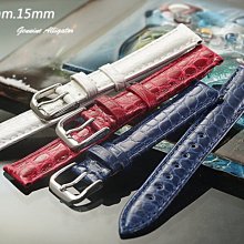 【時間探索】 蕭邦 . chopard 代用純正鱷魚皮高級錶帶 ( 19mm.15mm )