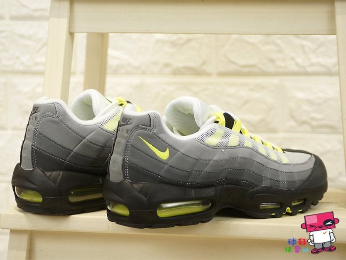 球鞋補習班US10 NIKE AIR MAX 95 OG NEON QS 螢光綠木村原版復刻554970