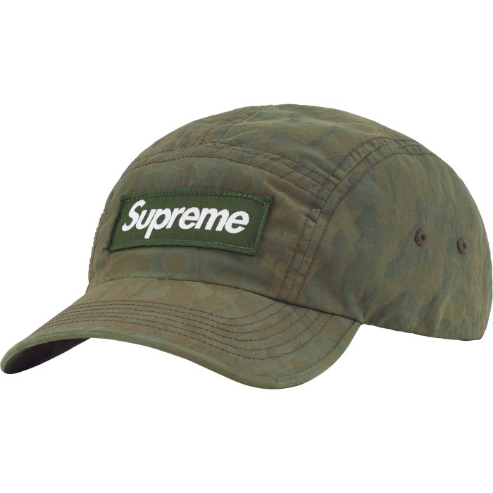 紐約范特西】預購SUPREME SS23 OVERDYED CAMO NYLON CAMP CAP 露營帽