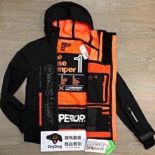 買比租划算跩狗嚴選 極度乾燥 Superdry 防水排濕透氣 黑橘 Snow 滑雪夾克 雪衣 風衣 外套 薄款 雨衣