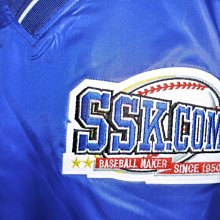 貳拾肆棒球-日本帶回SSK V領職業用長袖風衣/會員限定版本