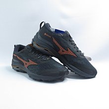 Mizuno J1GC228051 WAVE RIDER GTX SW 男跑鞋防潑水 4E楦 黑【iSport愛運動】