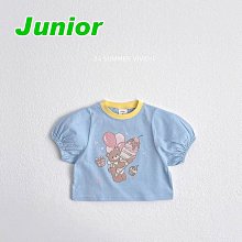 JS~JM ♥上衣(天空藍) VIVID I-2 24夏季 VIV240429-670『韓爸有衣正韓國童裝』~預購