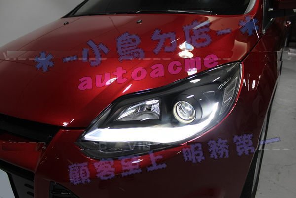 【小鳥的店】福特 MK3 FOCUS 大燈 DRL 日行燈 總成 原廠選配款 搭配HID 效果100分 Ford