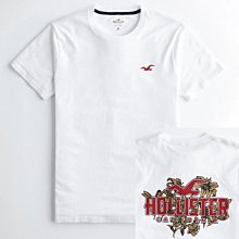 HCO Hollister 海鷗 短袖 T恤 現貨 印花 白色 印花logo