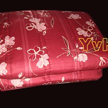=YvH=鋪棉厚包兩用被套組 台灣製 紅色 全鋪棉 鋪棉床包枕套 鋪棉兩用被套 100%精梳純棉表布