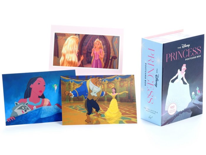 The Disney Princess Postcard Box 迪士尼公主明信片(100張不重複)