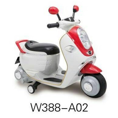 馬克文生-MINI E-SCOOTER兒童電動車(白紅)W388