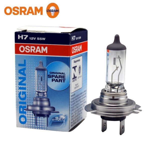 和霆車部品中和館—OSRAM 德國歐司朗 H7 12V 55W 原廠交換型鹵素燈泡 64210