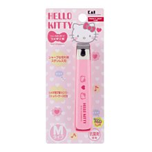 【JPGO】日本製 KAI 貝印 Hello Kitty 不銹鋼指甲剪~彎口 曲線刃 M (KK2502)#775