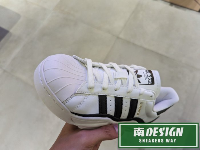 南🔥2023 9月 ADIDAS OG SUPERSTAR MILLENCON 波浪 增高 復古 女 白黑HQ9018