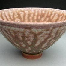 (三木藝術工坊)編號:(ADAM-B638胭脂紅樹釉碗) 陳清森 ( 三木 ) 作品 盆栽 罐子 茶壺 陶瓷精品