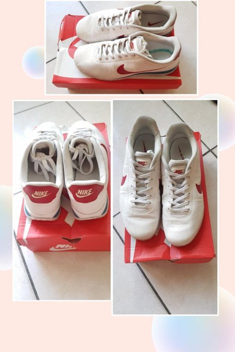 現貨公司貨正品~可驗鞋NIKE CLASSIC CORTEZ LEATHER  復古 阿甘鞋 紅白藍