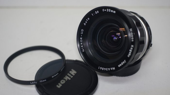 Nikon AID NIKKOR-UD 20mm 1:3.5 廣角鏡頭⭐良品/後霧⭐一元起標