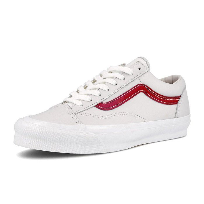 VANS VAULT OG STYLE 36 LX RED 米灰紅 【VN0A4BVE21D1】