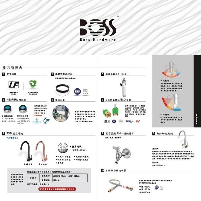 《優亞衛浴精品》BOSS 304不銹鋼RO三合ㄧ廚房伸縮龍頭日本陶瓷心軸 118033