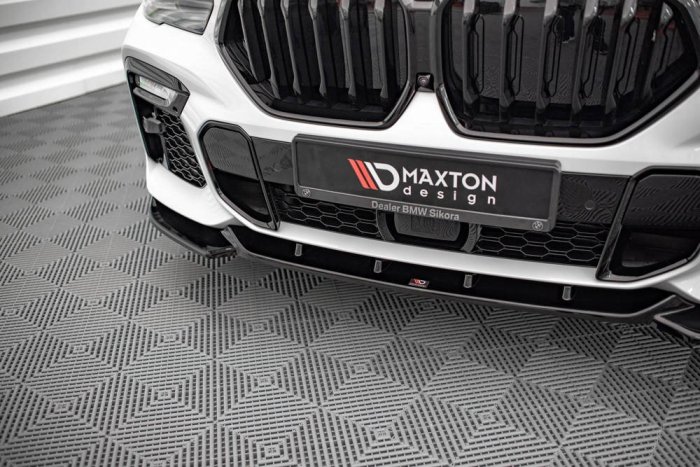 【樂駒】Maxton Design V.1 BMW G06 X6 M-Pack 前下巴 下導流 改裝 套件