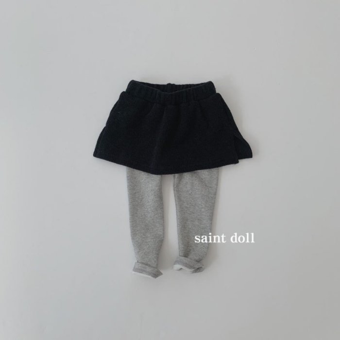 ✿啾米韓國童裝♪~20冬~SAINT DOLL~可愛溫暖磨毛假二件褲裙~SD0120-29【5折出清】