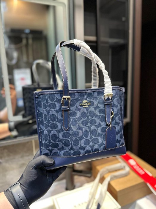 ELLA代購#Coach mollie 香布蕾 托特包 COACH新購物袋 出貨亮澤LOGO 炒 1888988