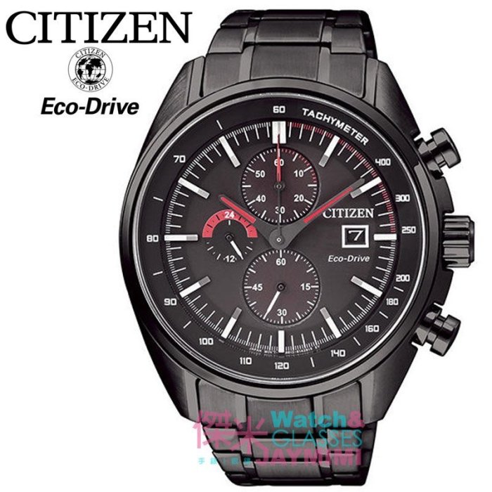 【JAYMIMI傑米】 CITIZEN 星辰錶 全新原廠貨 Eco-Drive 黑色傳奇光動能 #CA0595-54E