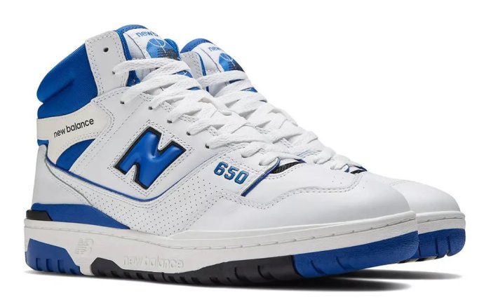 CodE= NEW BALANCE BB650 皮革復古休閒鞋(白藍紅)BB650RWN BB650RWR 黃