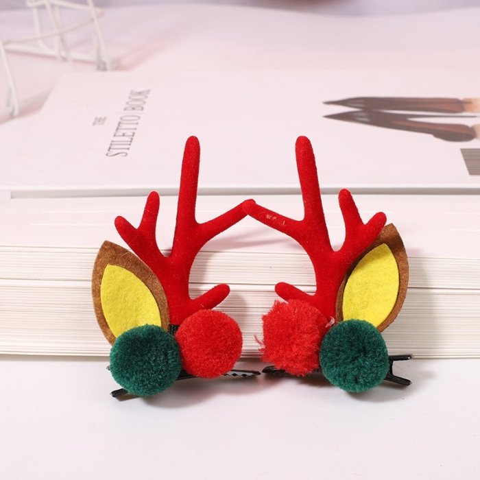 Christmas Headband Antlers Deer Buckhorn Hair Clip Hair Hoop