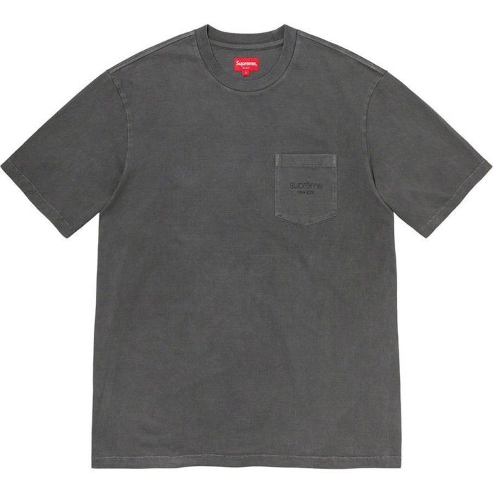 20SS Supreme Overdyed L/S Top Black M-