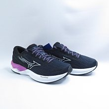 Mizuno J1GD248123 WAVE REVOLT 3 女款 慢跑鞋 黑/粉白【iSport愛運動】