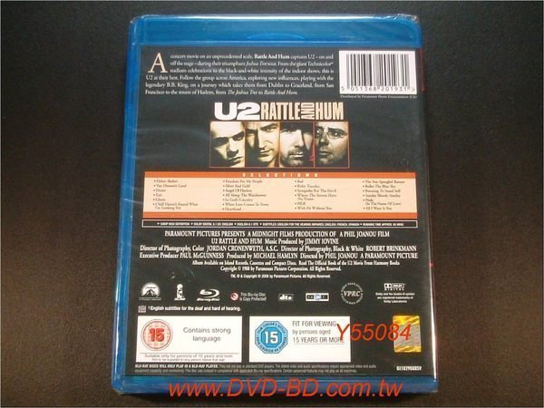 [藍光BD] - U2合唱團 神采飛揚 全美巡迴演唱 U2 Rattle and Hum