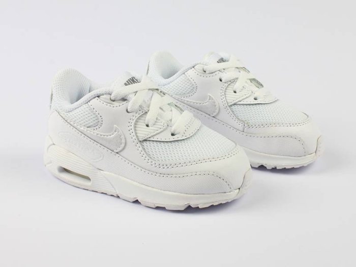 =CodE= NIKE AIR MAX 90 MESH TD 慢跑學步鞋(全白)724826-100 小童嬰兒 男女預購