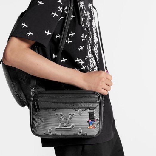 Louis+Vuitton+LV+Initials+Expandable+Messenger+Shoulder+Bag+M55698