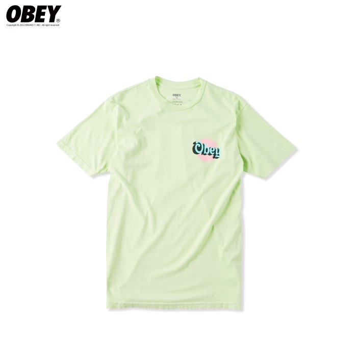 【Brand T】OBEY DOT ORGANIC TEE QQ字體LOGO 潮流 滑板 短T  2色