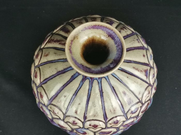 【二手】漂亮花瓶一個 年代不詳 器型好 非常漂亮 古玩 老貨 收藏 【天地通】-517