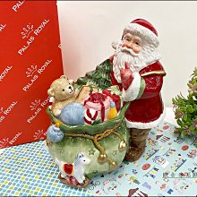 義大利Palais Royal 瓷製聖誕老公公糖果盒 聖誕節桌上佈置品 擺飾品禮物聖誕樹聖誕節派對交換禮物【歐舍傢居】