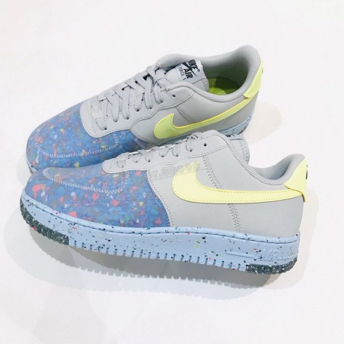 【Dr.Shoes 】Nike Air Force 1 Crater 男鞋 環保 休閒鞋 CZ1524-001 100