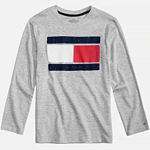 ☆【TH男生館】☆【TOMMY HILFIGER LOGO長袖T恤】☆【TOM002U1】KIDS/青年版(L)