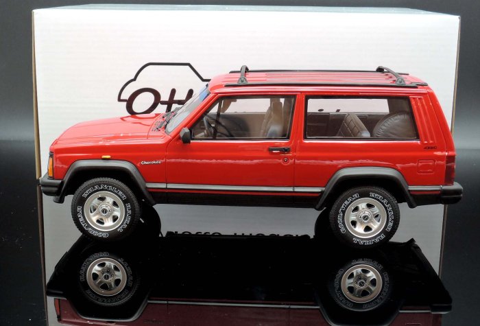 【M.A.S.H】現貨特價 OTTO 1/18 Jeep Cherokee 2.5 EFI red