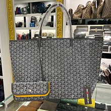 ㊣東區正精品㊣GOYARD Saint louis GM 全新灰色大款購物袋肩背包 RZ4310