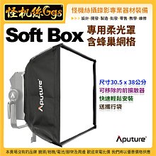 怪機絲 Aputure愛圖仕 Soft Box 專用柔光罩 含蜂巢網格 For NOVA P300C 公司貨 錄影 拍照