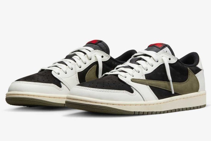 Travis Scott × Nike WMNS Air Jordan 1 Low OG 倒勾 DZ4137-106/5909/8-106。太陽選物社