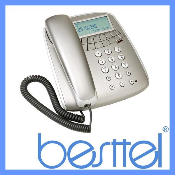 【besttel倍仕特】免運!! 時尚瑞典 歐風精品電話 S-500 (銀、黑二色) 市內 有線