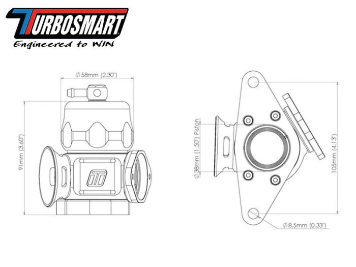 澳洲 TURBOSMART Dual Port 進氣 洩壓閥 Subaru 速霸陸 Forester XT 06-07 專用