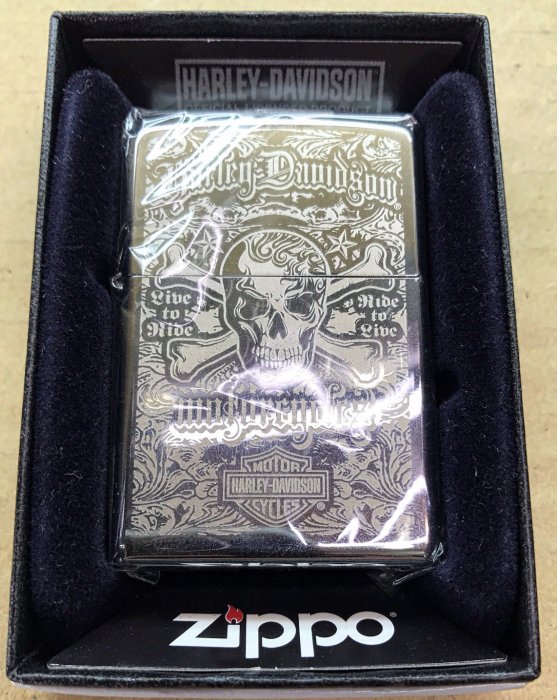 《潮流本舖》正品ZIPPO 哈雷 骷髏 滿版雕花 燃油打火機 煤油打火機